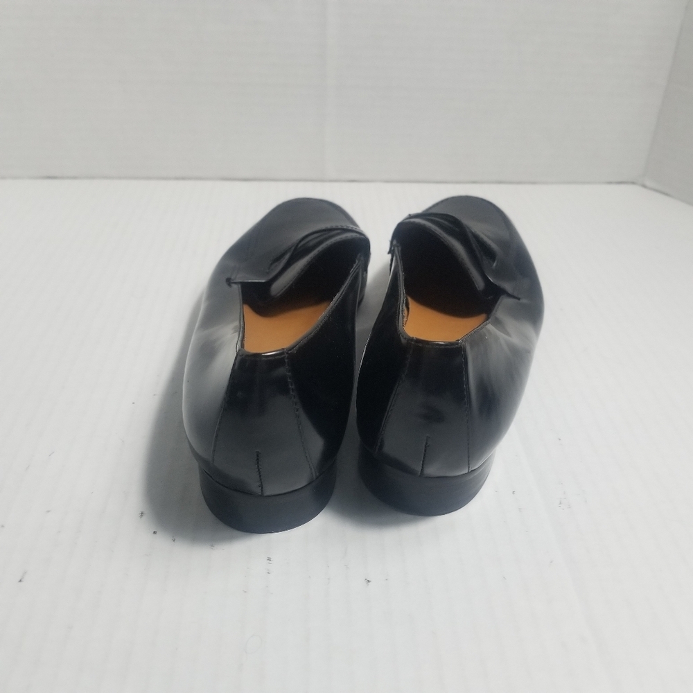 LAUREN RALPH LAUREN WOMEN'S BLACK LEATHER LOAFERS SIZE 6B - Picture 5 of 12